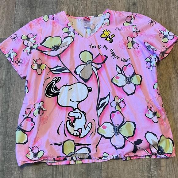 Peanuts Other - Snoopy scrub top